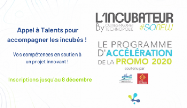 visuel incubateur appel à talents